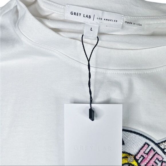 Grey Lab Los Angeles Hey Banana Patch Tee - Size Large - Picture 4 of 5